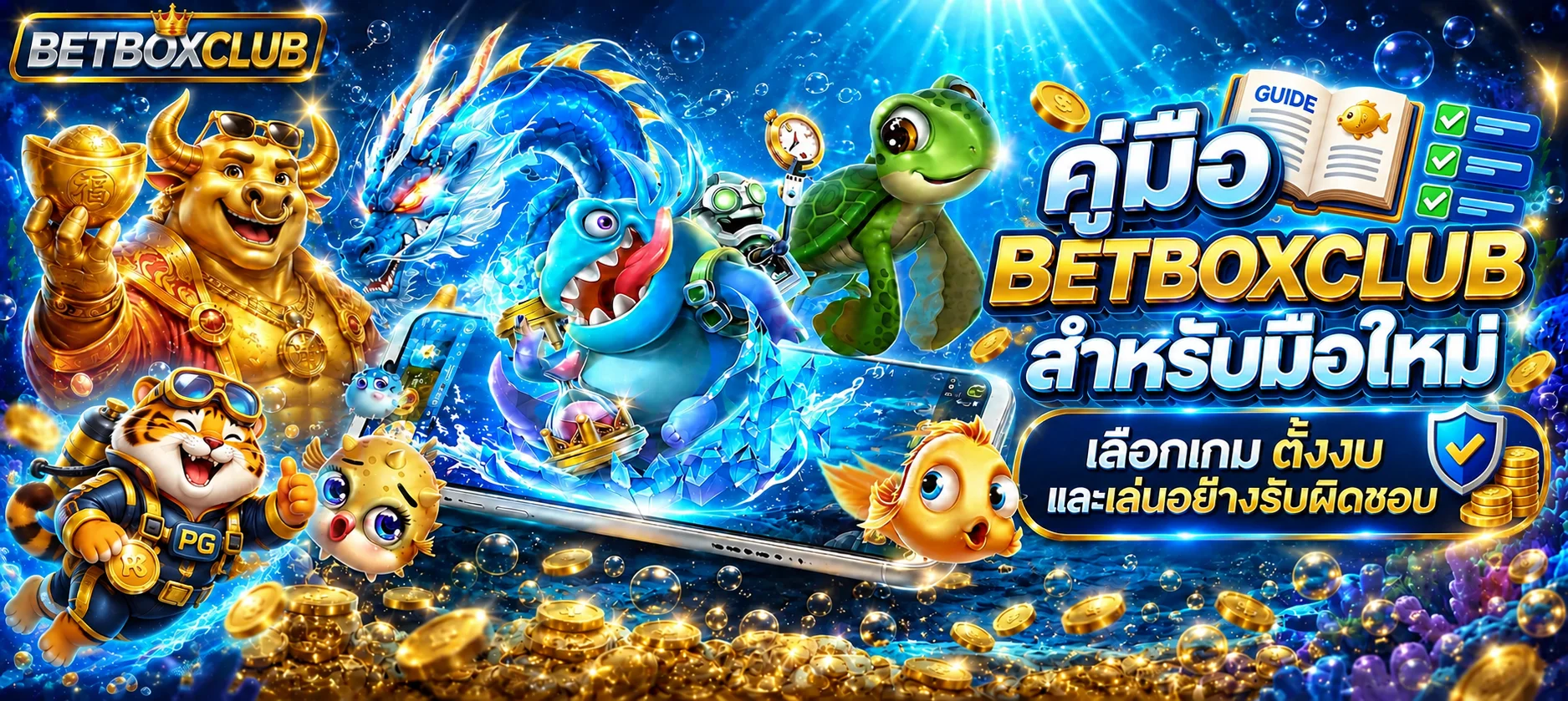 BETBOXCLUB คู่มือมือใหม่ | เลือกเกมและตั้งงบ
